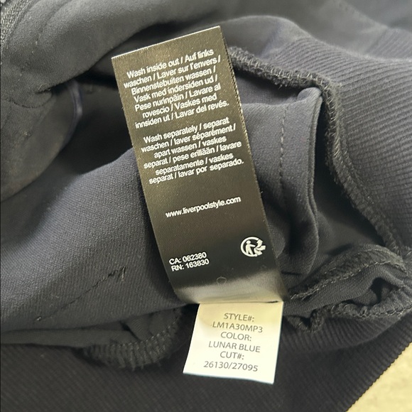 Liverpool Medium Jacket Zip Up Dolman Jacket in Lunar Blue pockets NWT - Picture 11 of 12